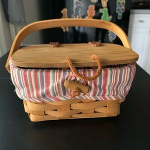 Longaberger Kiddie Purse ADORABLE! Handled basket!